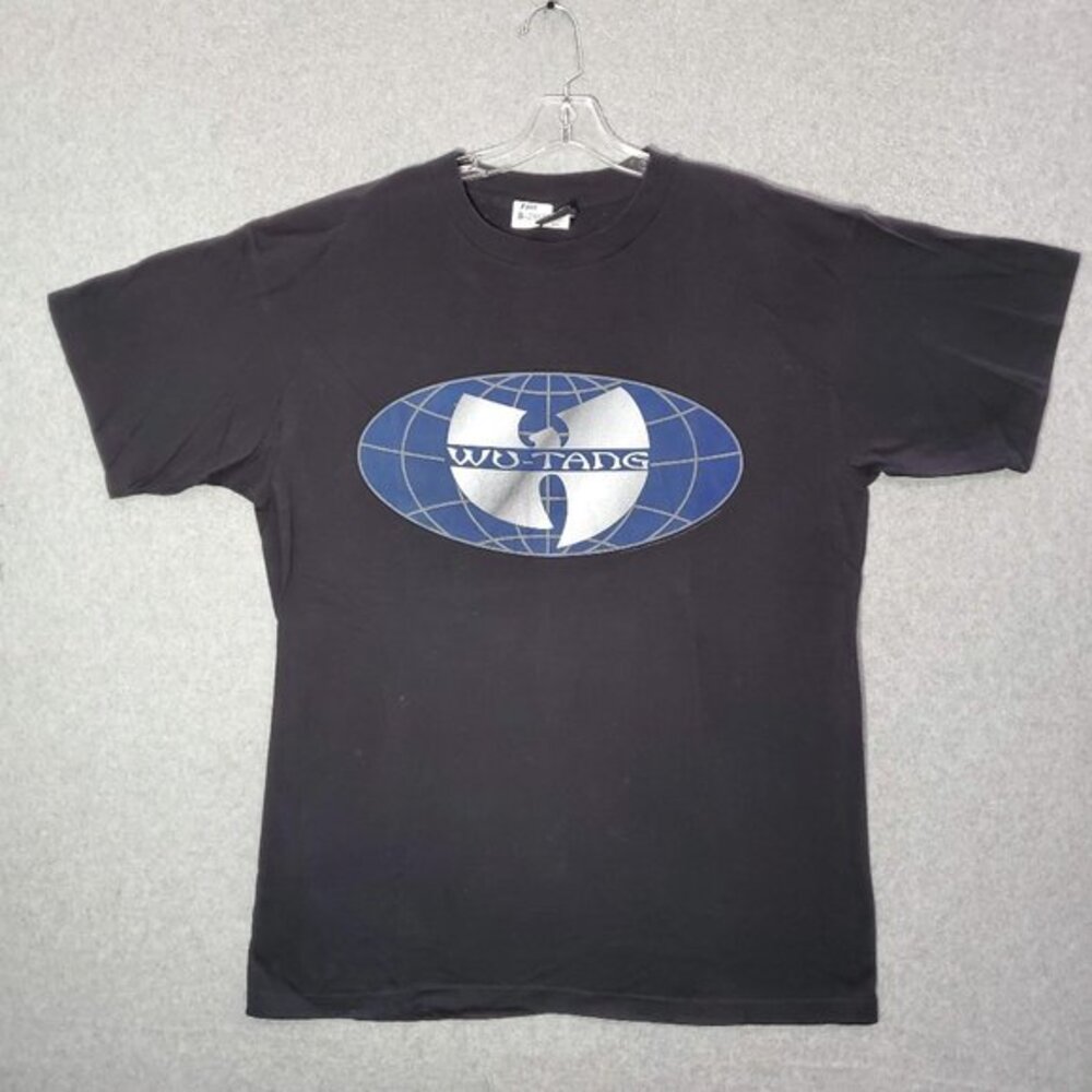 VINTAGE Wu Tang Clan Men Shirt 2XL 90s‎ Method Man Ol Dirty Bastard Raekwon Rza
